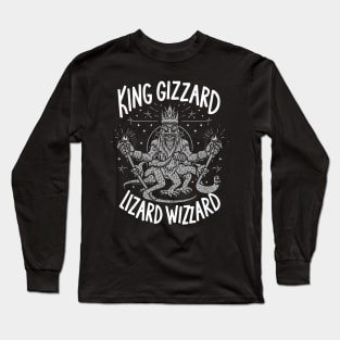 Psychedelic God King Gizzard & Lizard Wizard Long Sleeve T-Shirt